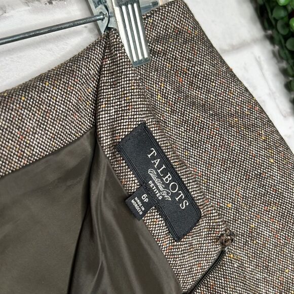 Talbots Tiered Ruffled Wool Skirt Size 6 Petite - Picture 7 of 8